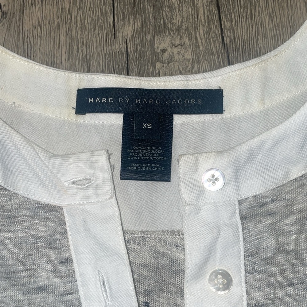Marc by Marc Jacobs Slubbed Linen Long Sleeve  XS from revolve - Picture 3 of 6